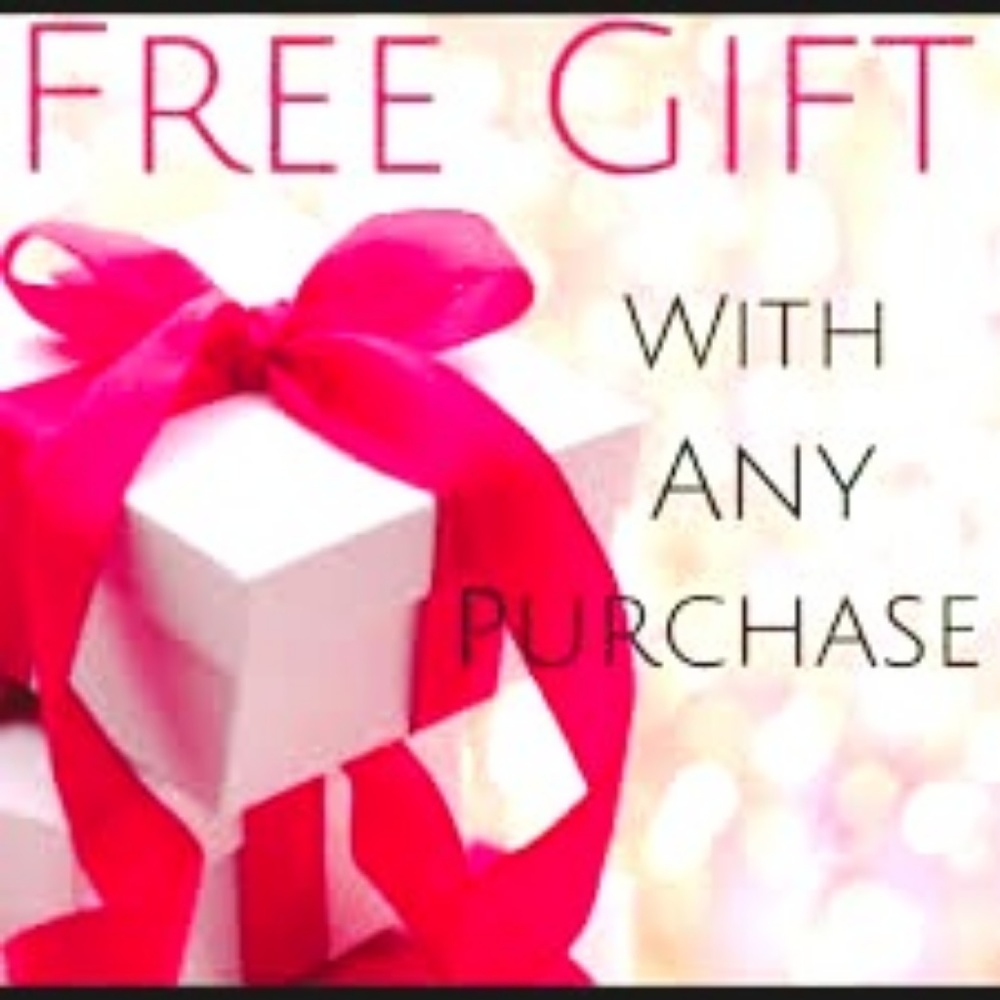 Free gift with any purchase